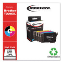 Innovera Remanufactured Black/Cyan/Magenta/Yellow Ink, Replacement for T220XL (T220XL120/220/320/420), 500/450 Page-Yield