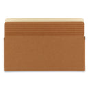 Smead Easy Grip Pockets, 5.25" Expansion, Legal Size, Redrope, 10/Box