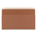 Smead Easy Grip Pockets, 3.5" Expansion, Legal Size, Redrope, 25/Box