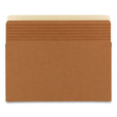 Smead Easy Grip Pockets, 5.25" Expansion, Letter Size, Redrope, 10/Box