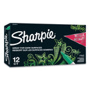 Sharpie Metallic Fine Point Permanent Markers, Fine Bullet Tip, Green, Dozen