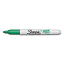 Sharpie Metallic Fine Point Permanent Markers, Fine Bullet Tip, Green, Dozen