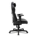 Alera Racing Style Ergonomic Gaming Chair, Supports 275 lb, 15.91" to 19.8" Seat Height, Black/Gray Trim Seat/Back, Black/Gray Base