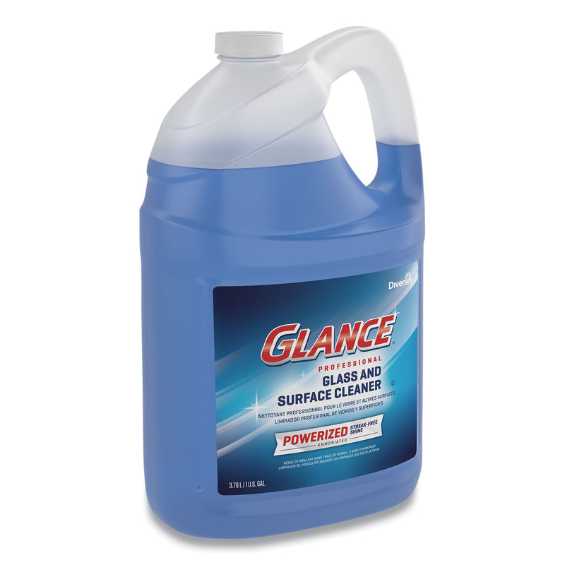 Diversey Glance Powerized Glass and Surface Cleaner, Liquid, 1 gal, 2/Carton