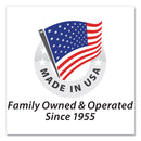 Tabbies BeSafe Messaging Floor Decals, Be Smart Stand Apart; Knife/Fork; Thank You, 12" Dia., Green/White, 6/Carton