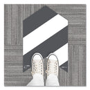 Tabbies BeSafe Carpet Decals, New Traffic Pattern For Your Safety; Please Follow The Signs, 12 x 18, White/Gray, 7/Pack