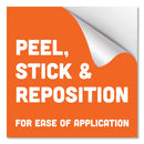 Tabbies BeSafe Messaging Floor Decals, Cheers;Be Smart Stand Apart;Thank You for Keeping A Safe Distance, 12" Dia, Black/White, 60/CT