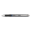 Sharpie S-Gel Premium Metal Barrel Gel Pen, Retractable, Medium 0.7 mm, Blue Ink, Gun Metal Gray Barrel, Dozen