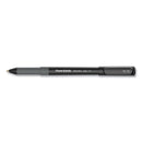 Paper Mate Write Bros. Grip Ballpoint Pen, Stick, Medium 1 mm, Black Ink, Black Barrel, Dozen