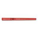 Paper Mate Write Bros. Grip Ballpoint Pen, Stick, Medium 1 mm, Red Ink, Red Barrel, Dozen