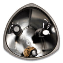 Alba Triangular Umbrella Stand, Steel, 10.25w x 10.25d x 23.67h, Silver/Black