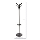 Alba Brio Coat Stand, 13.75w x 13.75d x 66.25h, Black
