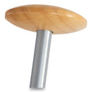 Alba Festival Coat Stand with Umbrella Holder, Five Knobs, 14w x 14d x 73.67h, Silver Gray