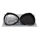 Alba Triangular Umbrella Stand, Steel, 10.25w x 10.25d x 23.67h, Silver/Black