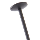 Alba Festival Coat Stand with Umbrella Holder, Five Knobs, 14w x 14d x 73.67h, Black