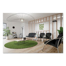 Alba Festival Coat Stand with Umbrella Holder, Five Knobs, 14w x 14d x 73.67h, Black