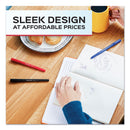 Paper Mate Write Bros. Ballpoint Pen Value Pack, Stick, Medium 1 mm, Black Ink, Black Barrel, 120/Pack