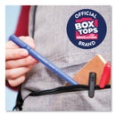 Paper Mate Write Bros. Ballpoint Pen, Stick, Medium 1 mm, Blue Ink, Blue Barrel, Dozen