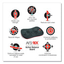 Floortex AFS-TEX Active Balance Board, 14w x 20d x 2.5h, Black