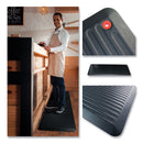Floortex AFS-TEX 6000X Anti-Fatigue Mat, Rectangular, 23 x 67, Midnight Black