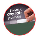 Smead TUFF Hanging Folders with Easy Slide Tab, Legal Size, 1/3-Cut Tabs, Standard Green, 20/Box