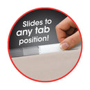Smead TUFF Hanging Folders with Easy Slide Tab, Letter Size, 1/3-Cut Tabs, Steel Gray, 18/Box