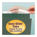 Smead TUFF Hanging Folders with Easy Slide Tab, Letter Size, 1/3-Cut Tabs, Standard Green, 20/Box