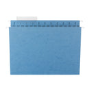 Smead TUFF Hanging Folders with Easy Slide Tab, Letter Size, 1/3-Cut Tabs, Blue, 18/Box