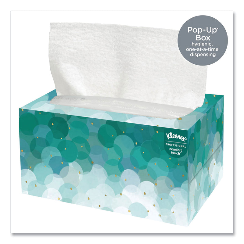 Kleenex Ultra Soft Hand Towels, POP-UP Box, 8.9 x 10, White, 70/Box, 18 Boxes/Carton