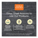 World Centric PLA Lids for Fiber Cups, 2.6" Diameter x 0.3"h, Clear, Plastic, 2,000/Carton