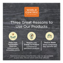 World Centric TPLA Compostable Cutlery, Knife/Fork/Spoon/Napkin, 6", White, 250/Carton