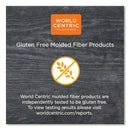 World Centric Fiber Trays, PLA Lined, PFAS Free, 1-Compartment, 18 x 14 x 1, Natural, Paper, 100/Carton