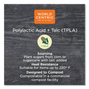World Centric TPLA Compostable Cutlery, Knife/Fork/Spoon/Napkin, 6", White, 250/Carton