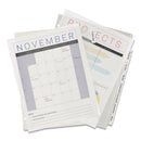 Avery Insertable Big Tab Plastic Dividers, 8-Tab, 11 x 8.5, Clear, 1 Set