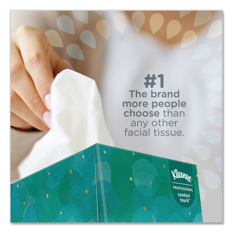 Kleenex Boutique White Facial Tissue for Business, Pop-Up Box, 2-Ply, 95 Sheets/Box, 6 Boxes/Pack