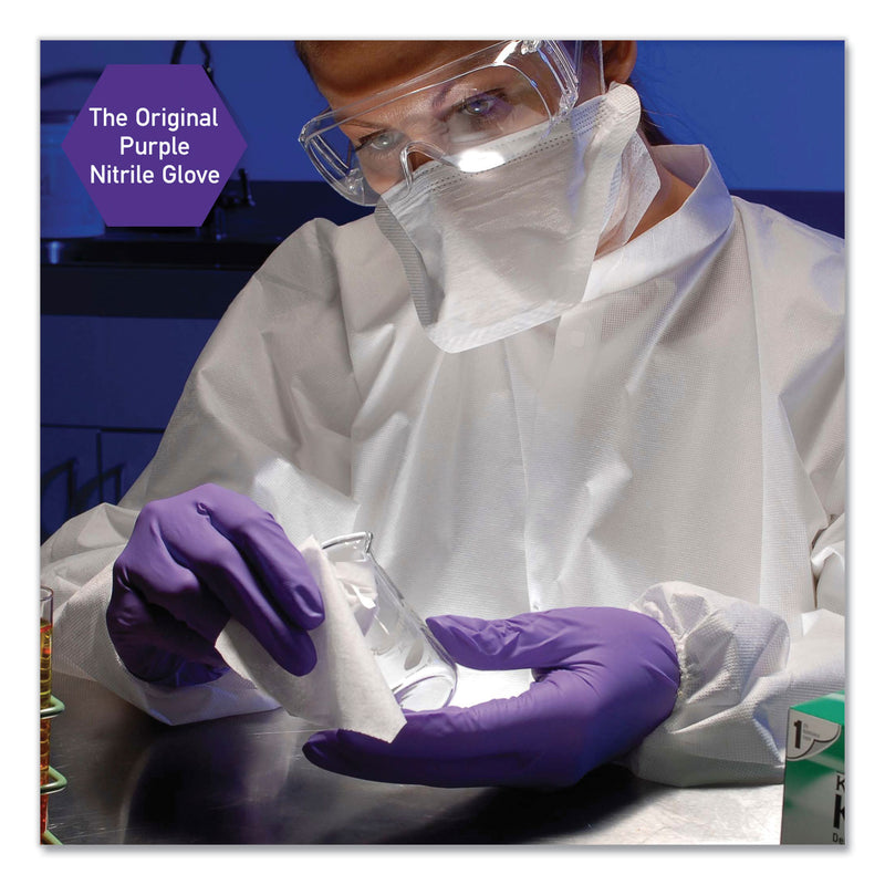 Kimtech PURPLE NITRILE Exam Gloves, 242 mm Length, Large, Purple, 1000/Carton