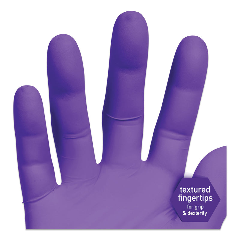 Kimtech PURPLE NITRILE Exam Gloves, 242 mm Length, Large, Purple, 1000/Carton