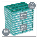 Kleenex White Facial Tissue for Business, 2-Ply, White, 100 Sheets/Box, 10 Boxes/Bundle, 6 Bundles/Carton