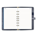 AT-A-GLANCE Buckle Closure Planner/Organizer Starter Set, 8.5 x 5.5, Navy Blue/Gold Cover, 12-Month (Jan to Dec): Undated