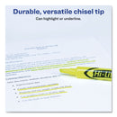 Avery HI-LITER Desk-Style Highlighters, Fluorescent Yellow Ink, Chisel Tip, Yellow/Black Barrel, 200/Box