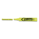 Avery HI-LITER Desk-Style Highlighters, Fluorescent Yellow Ink, Chisel Tip, Yellow/Black Barrel, 200/Box