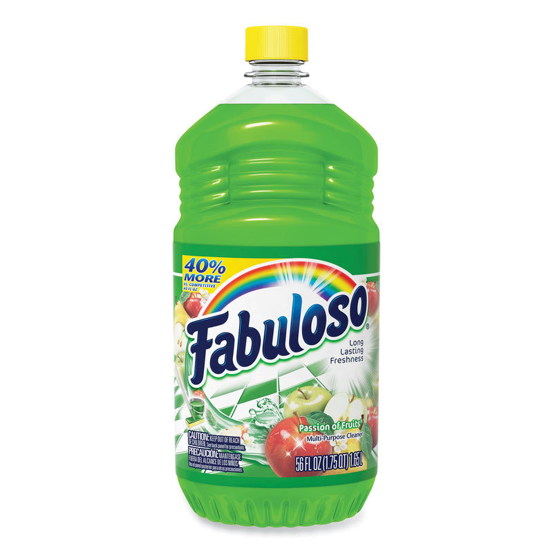 Fabuloso Multi-use Cleaner, Passion Fruit Scent, 56 oz, Bottle, 6/Carton