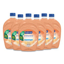 Softsoap Antibacterial Liquid Hand Soap Refills, Fresh, 50 oz, Orange, 6/Carton
