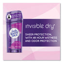 Lady Speed Stick Invisible Dry Antiperspirant, Fresh Scent, 1.4 oz, White, 12/Carton