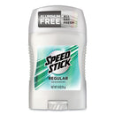 Speed Stick Deodorant, Regular Scent, 1.8 oz, White, 12/Carton