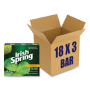 Irish Spring Bar Soap, Clean Fresh Scent, 3.75 oz, 3 Bars/Pack, 18 Packs/Carton