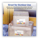 Avery Waterproof Shipping Labels with TrueBlock Technology, Laser Printers, 5.5 x 8.5, White, 2/Sheet, 50 Sheets/Pack