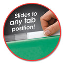 Smead TUFF Hanging Folders with Easy Slide Tab, Letter Size, 1/3-Cut Tabs, Green, 18/Box