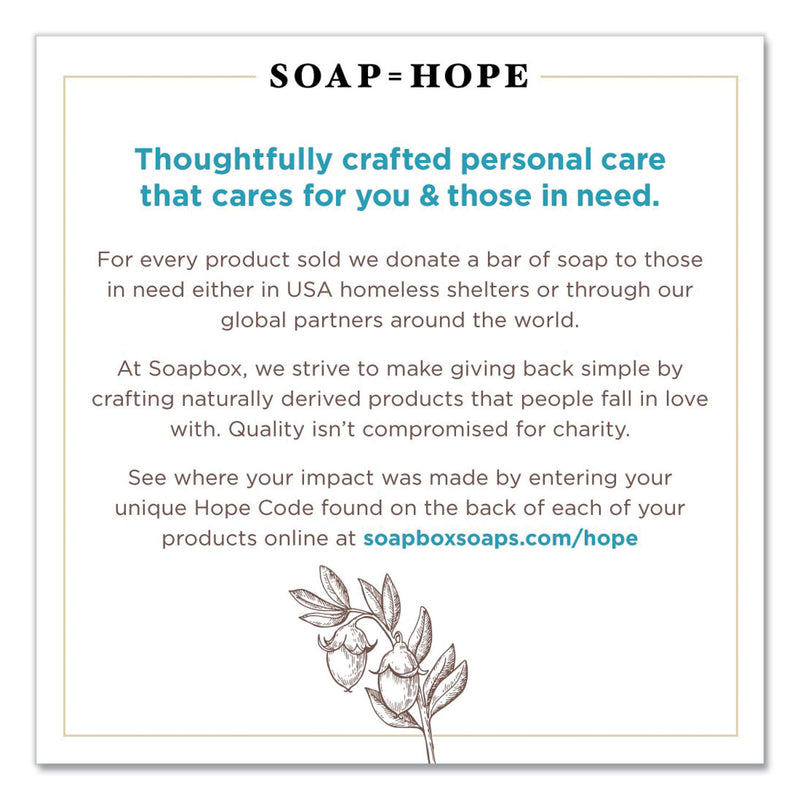 Soapbox 70% Alcohol Scented Gel Hand Sanitizer, 4 oz Flip-Top Bottle, Citrus Scent, 24/Carton