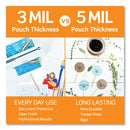 Scotch Laminating Pouches, 3 mil, 9" x 11.5", Gloss Clear, 20/Pack